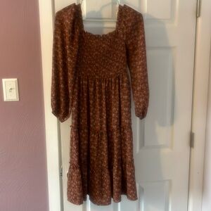 Women’s floral ruffled dress